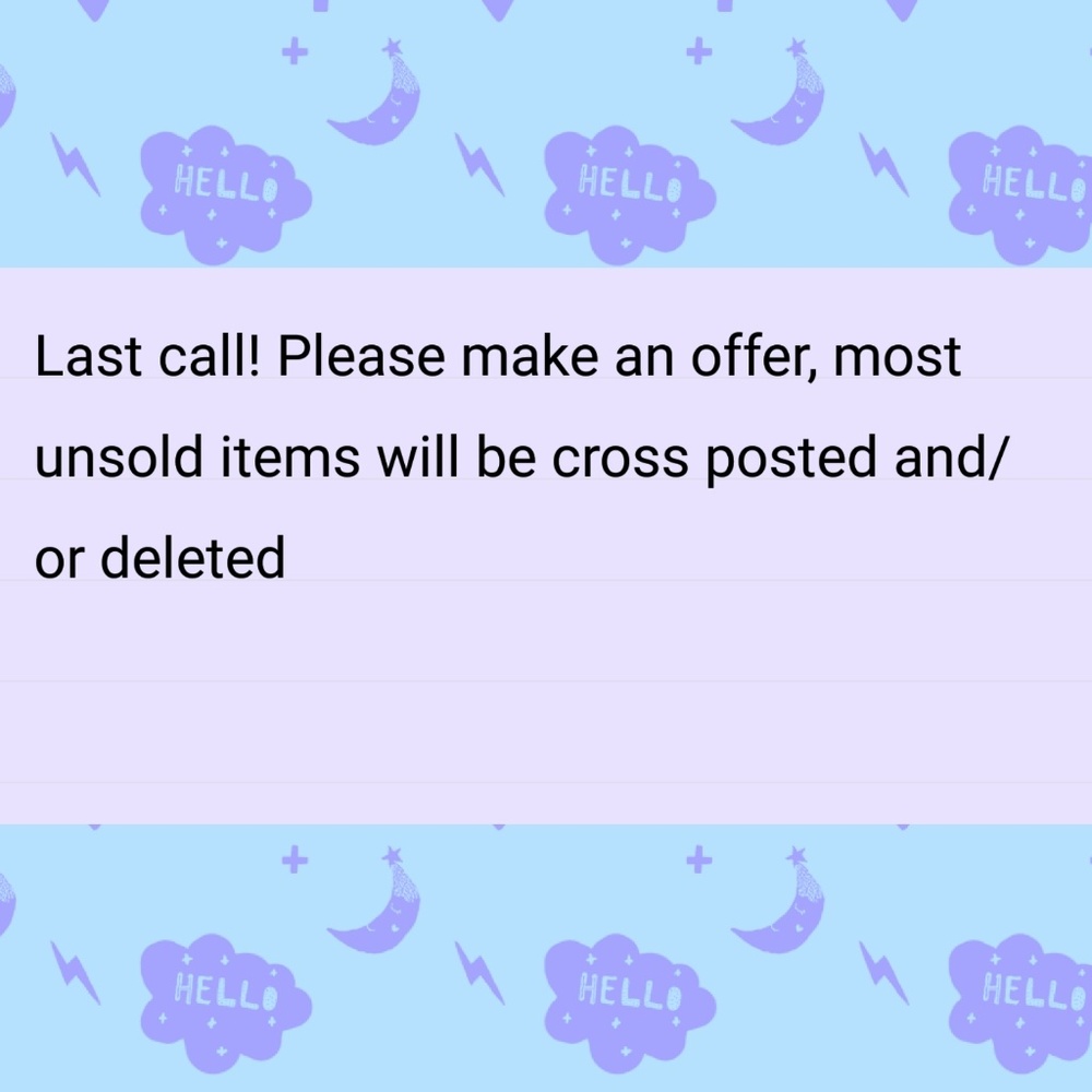 Closet clear out, offers are welcome